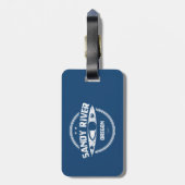 Sandy River Oregon Kayaking Gepäckanhänger (Rückseite vertikal)