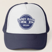 Sandy River Oregon Kayaking Truckerkappe (Vorderseite)