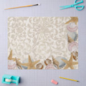 Sandy Seashell Starfish Decoupage Corner Seidenpapier (Basteln)