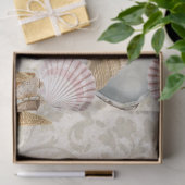 Sandy Seashell Starfish Decoupage Corner Seidenpapier (Geschenk)