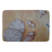 Sandy Seashells Badematte (Vorderseite)
