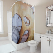 Sandy Seashells Duschvorhang (Beispiel)