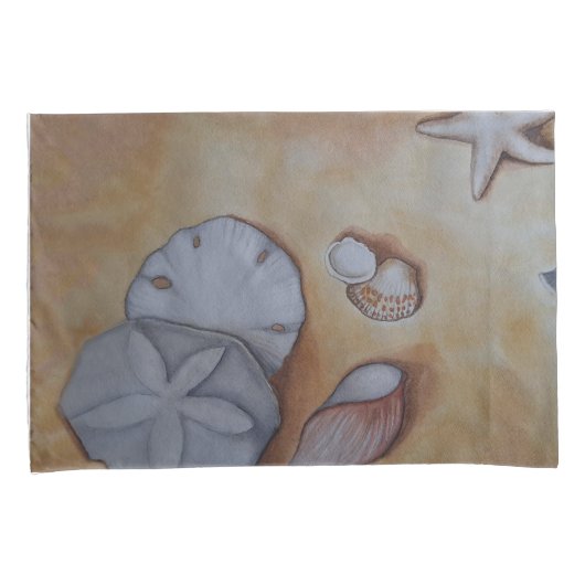 Sandy Seashells Kissenbezug (Vorderseite-Rechts)