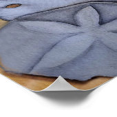 Sandy Seashells Poster (Ecke)