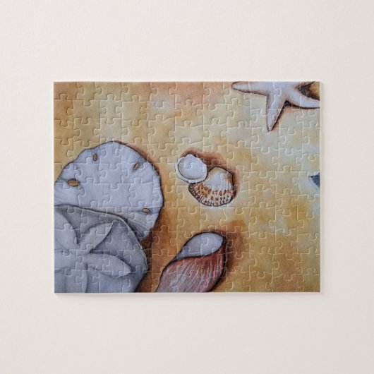 Sandy Seashells Puzzle (Horizontal)