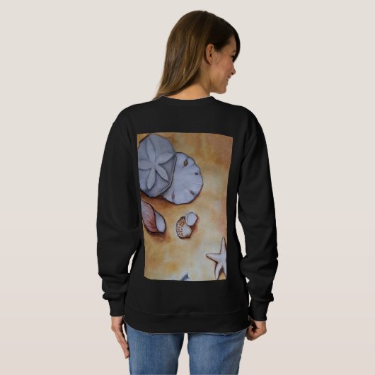 Sandy Seashells Sweatshirt (Schwarz voll)