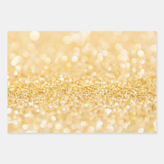 Sandy Shiny Glitzer Geschenkpapier Set (Vorderseite 3)