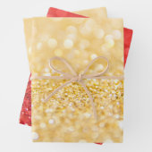 Sandy Shiny Glitzer Geschenkpapier Set (Beispiel)