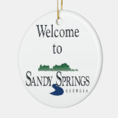 Sandy Springs, Atlanta, Georgia, Weihnachtsschmuck (Links)