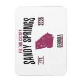 Sandy Springs Magnet (Vertikal)