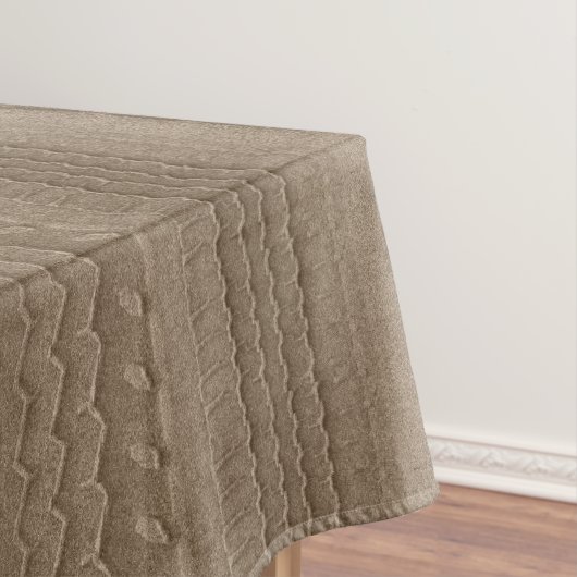 Sandy-Strand-Autoreifen-Spur golden Tischdecke (Beispiel)
