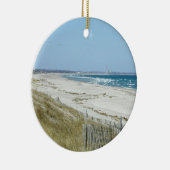 Sandy-Strand mit Wellen Keramikornament (Rechts)