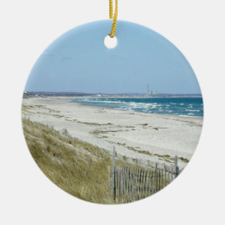Sandy-Strand mit Wellen Keramikornament