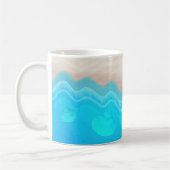 Sandy-Strand und Starfish Kaffeetasse (Links)