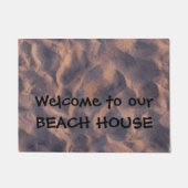 Sandy-Strand-Willkommen zum Strand-Haus oder zu Fußmatte (Vorderseite)