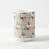 Sandy Tan Floral Mother Day Kaffeetasse (Mittel)