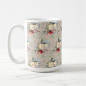 Sandy Tan Floral Mother Day Kaffeetasse (Links)