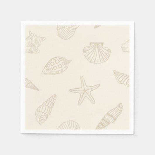 Sandy Taupe Serviette (Vorderseite)