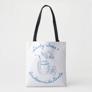 Sandy Toe & Brautjungfern Ziele Küsten-Junggeselli Tasche