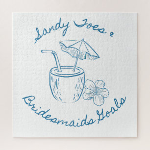 Sandy Toe & Brautjungfernträume Küsten-Junggeselli Puzzle