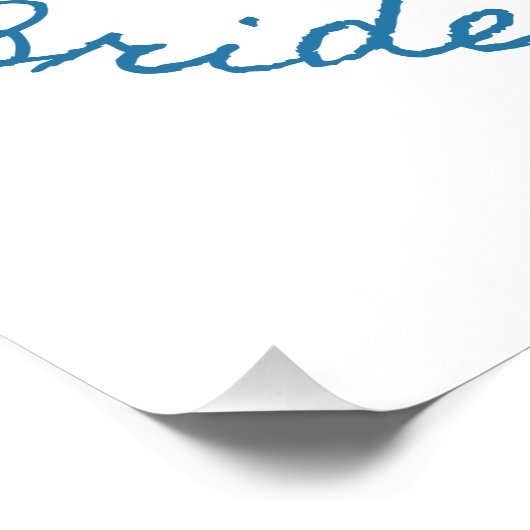 Sandy Toe & Bridesmaids Goals Coastal Bachelorette Poster (Ecke)