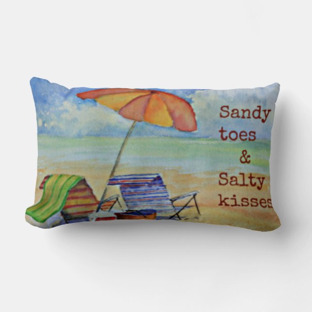 Sandy-Toes-Kissen Lendenkissen (Vorderseite)