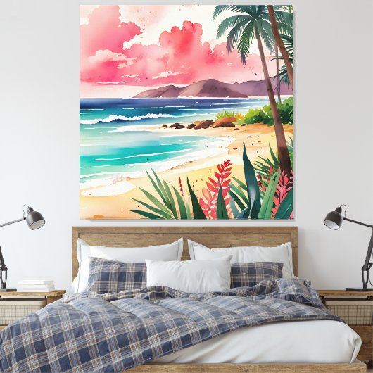 Sandy Toes Leinwanddruck (Insitu (Schlafzimmer))