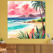 Sandy Toes Leinwanddruck (Insitu (Wohnzimmer))