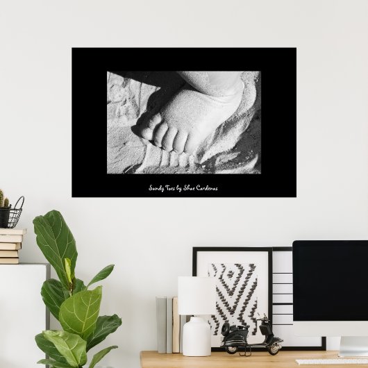 Sandy Toes Poster (Heimbüro)