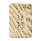 Sandy Toes & Salty Kisses Plush Bath Mat Badematte (Vorderseite Vertikal)