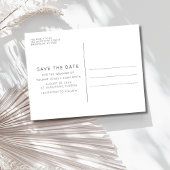 Sandy Toes Salty Kisses Wedding Save the Date Ankündigungspostkarte