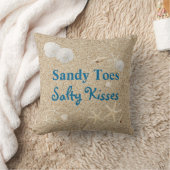 Sandy Toes salziges Kuss-Kissen Kissen (Decke)