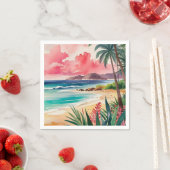 Sandy Toes Serviette (Beispiel)