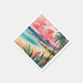 Sandy Toes Serviette (Ecke)