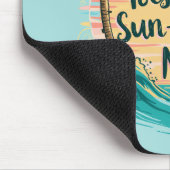 Sandy Toes Sun-Kissed Nose Beach Ästhetik Mousepad (Ecke)