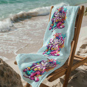 Sandy Toes Turquoise Strandtuch