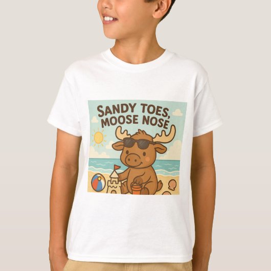 Sandy Tos, Elsennase - Niedlicher Sommer-Kids-T - T-Shirt (Vorderseite)