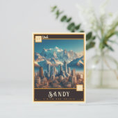 Sandy, Utah | VINTAG Postkarte (Stehend Vorderseite)