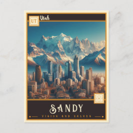 Sandy, Utah | VINTAG Postkarte