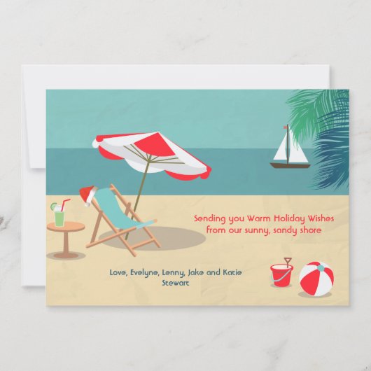 Sandy Weihnachtskarte Feiertagskarte (Vorderseite)