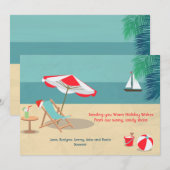 Sandy Weihnachtskarte Feiertagskarte (Vorne/Hinten)