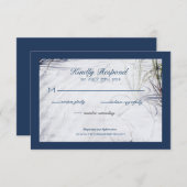 Sandy White Beach neu Einladung (Vorne/Hinten)