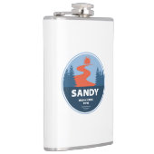 Sandy Wild and Landschaftlich River Flachmann (Rechts)