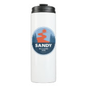 Sandy Wild and Landschaftlich River Thermosbecher (Vorderseite)