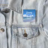 Sandy-Zehen und salzige Küsse Button (Beispiel)