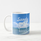 Sandy-Zehen und salzige Küsse Kaffeetasse (Links)