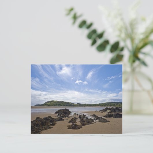 Sandyhiler Strand, Schottland Postkarte (Stehend Vorderseite)
