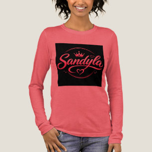 Sandyla Damen Grafik T-Shirt – Tri-Blend Shirt