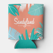 Sandyland Hawaiian Tropical Blätter Dosenkühler (Vorderseite)