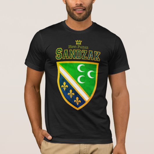 Sandzak Novi Pazar Proud Sandzaklija T-Shirt (Vorderseite)